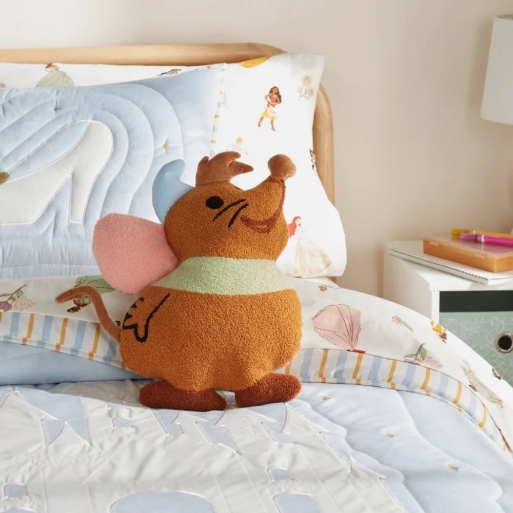 Disney Pillowfort Princess Cinderella Sidekick GusGus Kids' Pillow Buddy - Picture 2 of 6